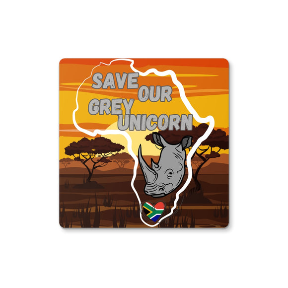 Save the Rhino Coaster