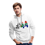 #44 Men’s Premium Hoodie - white
