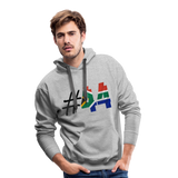 #44 Men’s Premium Hoodie - heather grey