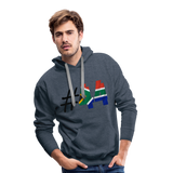 #44 Men’s Premium Hoodie - heather denim