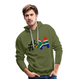 #44 Men’s Premium Hoodie - olive green