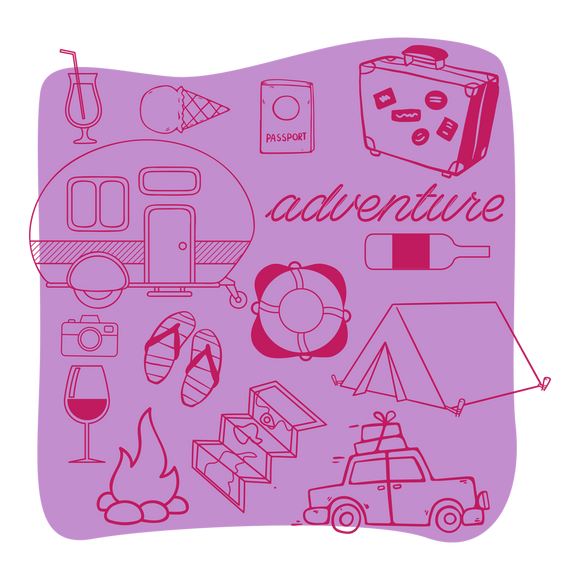 Camping Adventure (Pink)