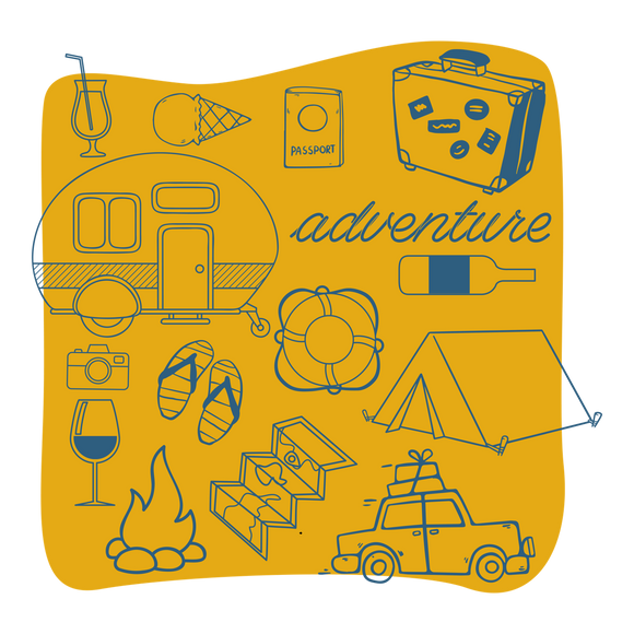 Camping Adventure (Orange)