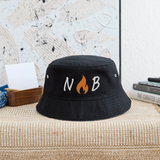 Bucket Hat - NB wht1 - black