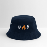 Bucket Hat - NB wht1 - navy