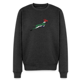 Men’s Premium Sweatshirt with Springbok design - heather anthracite