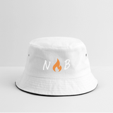 Bucket Hat - NB wht1 - white/navy