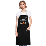 Artisan Apron - NB wht 2 - black/white