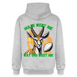 Hulle weet nie Hoodie - light heather grey