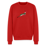 Men’s Premium Sweatshirt with Springbok design - red
