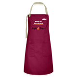 Artisan Apron - NB eg6 - burgundy / desert sand