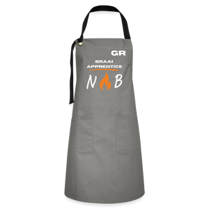 Artisan Apron - NB wht 2 - grey/black