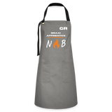 Artisan Apron - NB wht 2 - grey/black