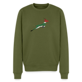 Men’s Premium Sweatshirt with Springbok design - khaki