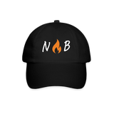 Baseball Cap - NB wht1 - black/black