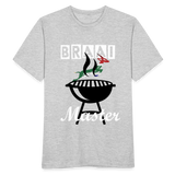 Custom Braai Master T-Shirt - heather grey