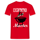 Custom Braai Master T-Shirt - red