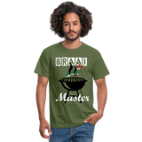 Custom Braai Master T-Shirt - military green