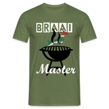 Custom Braai Master T-Shirt - military green