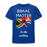 Braai master Kids' T-Shirt - royal blue