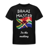Braai master Kids' T-Shirt - black