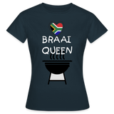 Braai Queen Women's T-Shirt - navy