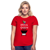 Braai Queen Women's T-Shirt - red