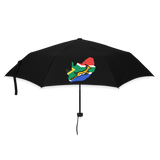 Umbrella (small) with SA Springbok theme - black