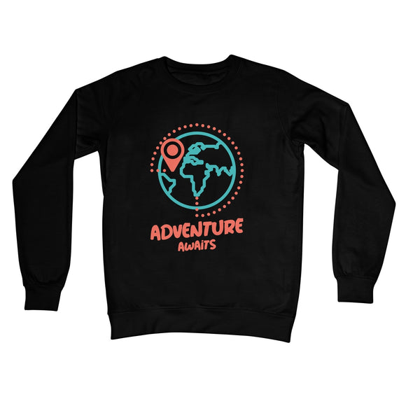 Adventure awaits Crew Neck Sweatshirt