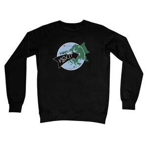 Where to next- Europe Crew Neck Sweatshirt