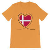 Denmark Unisex Short Sleeve T-Shirt