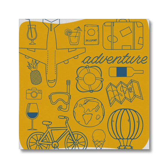 Adventure (Orange) Canvas