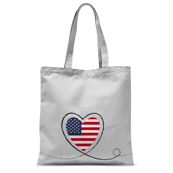 USA Sublimation Tote Bag