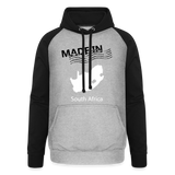 Customisable Unisex Baseball Hoodie - heather grey/black