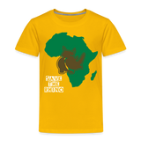 Save the Rhino custom Kid's shirt - sun yellow