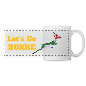 Bokke Custom Panoramic Mug - white/dark green