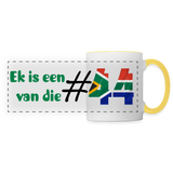 #44 ek is een Panoramic Mug - white/yellow