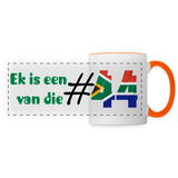 #44 ek is een Panoramic Mug - white/orange