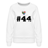 #44 Women’s Premium Sweatshirt - white