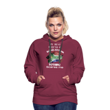 Women’s Saffa nothing scares me Hoodie SA - bordeaux