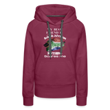 Women’s Saffa nothing scares me Hoodie SA - bordeaux