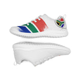 Women’s athletic shoes - South Africa flag/love style 2