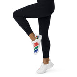 Women’s athletic shoes - South Africa flag/love style 2